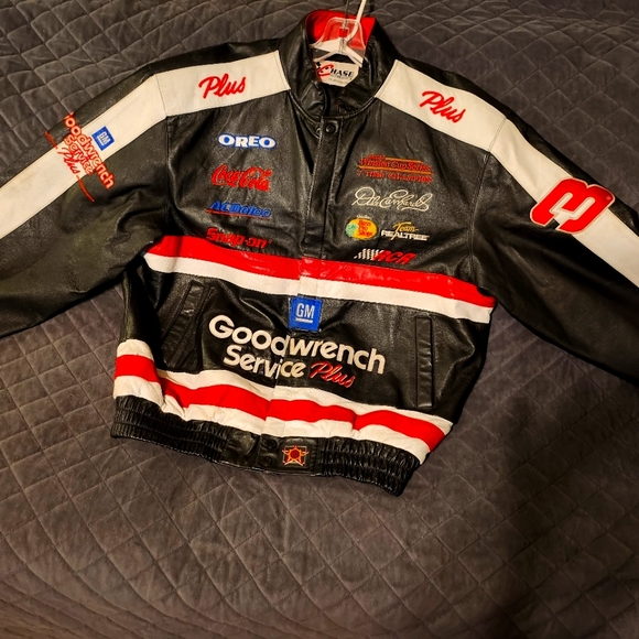 Chase Authentics Other - Vintage Dale Earnhardt Lether jacket XL - Black - Chase Athentics